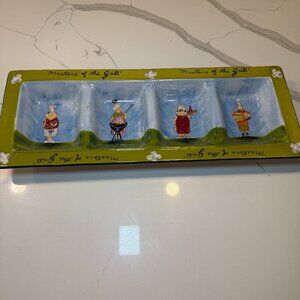 Certified International “Masters of the Grill” Divided Serving Tray | Tracy Flic